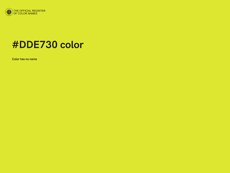 #DDE730 color image