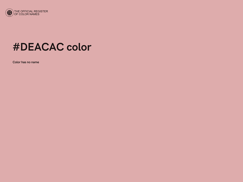 #DEACAC color image