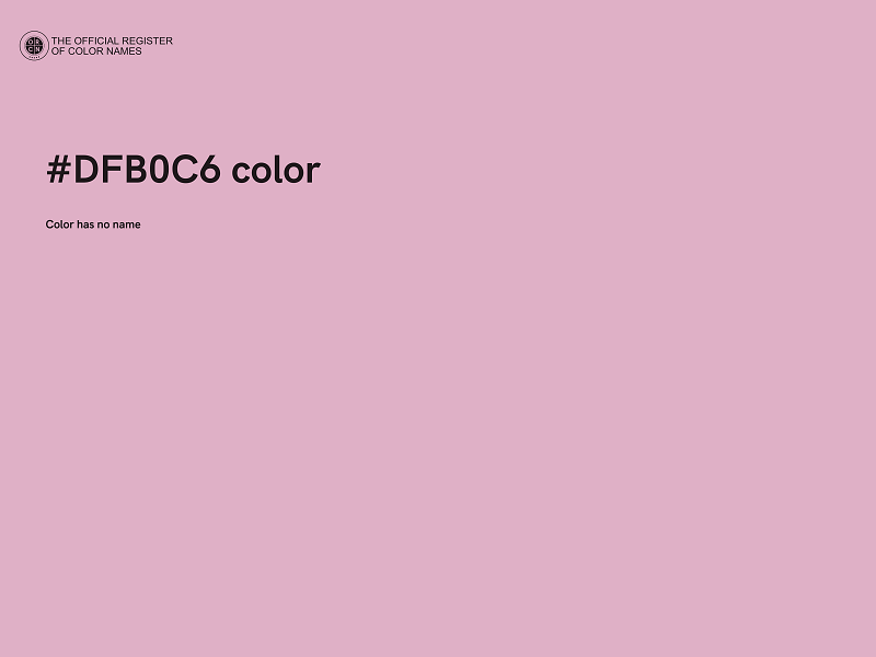 #DFB0C6 color image