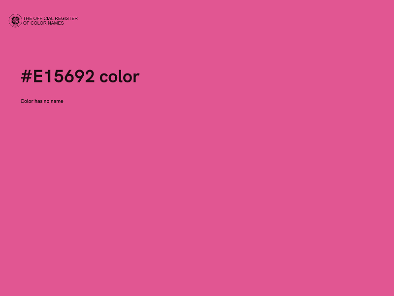 #E15692 color image