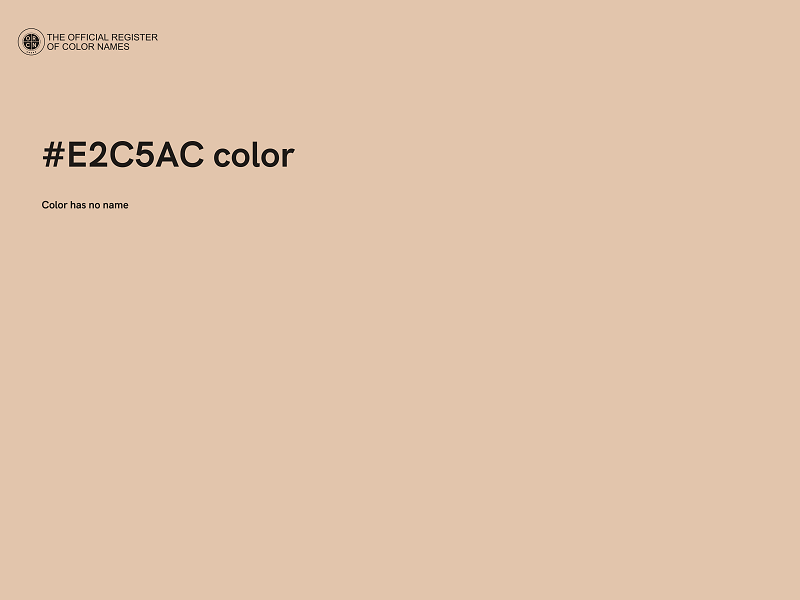 #E2C5AC color image