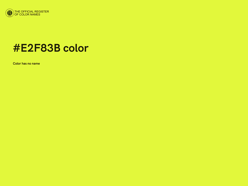 #E2F83B color image