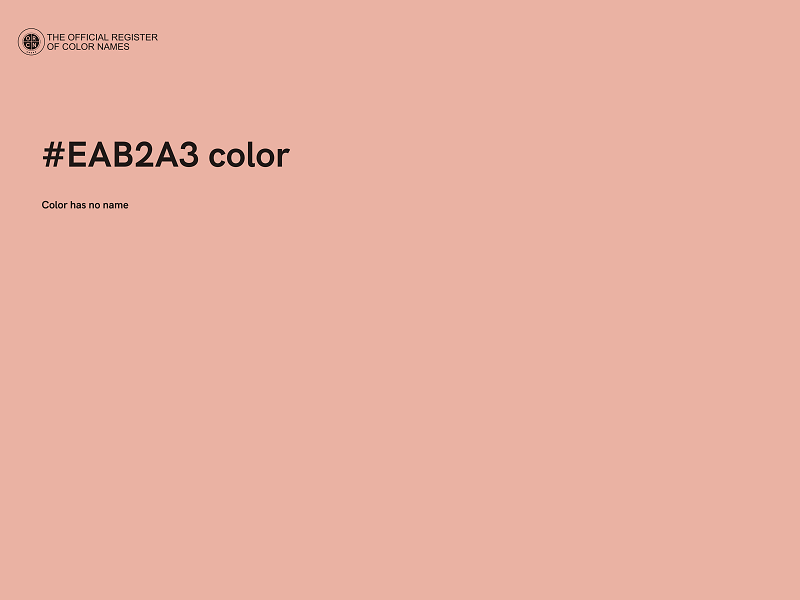 #EAB2A3 color image