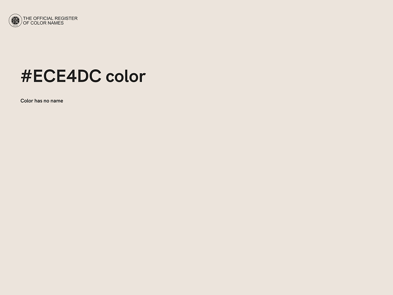 #ECE4DC color image