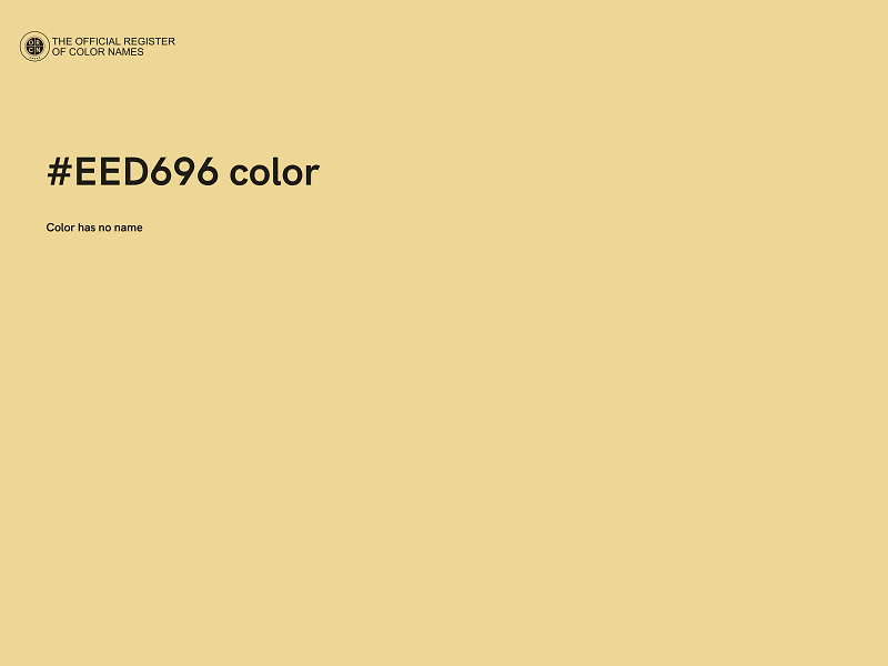 #EED696 color image