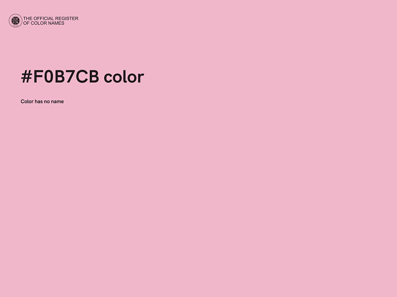 #F0B7CB color image