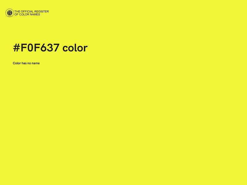 #F0F637 color image