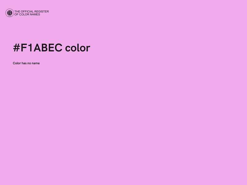 #F1ABEC color image