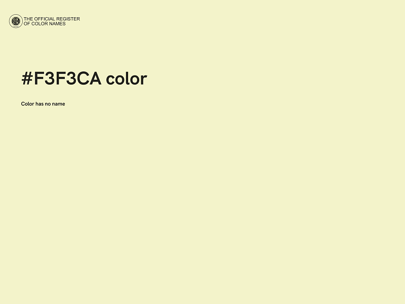 #F3F3CA color image