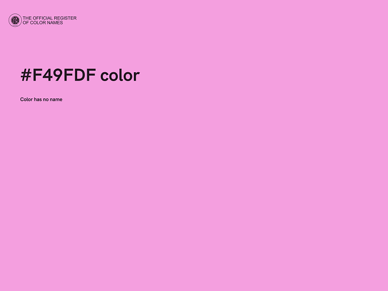 #F49FDF color image