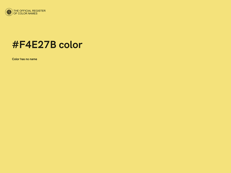 #F4E27B color image