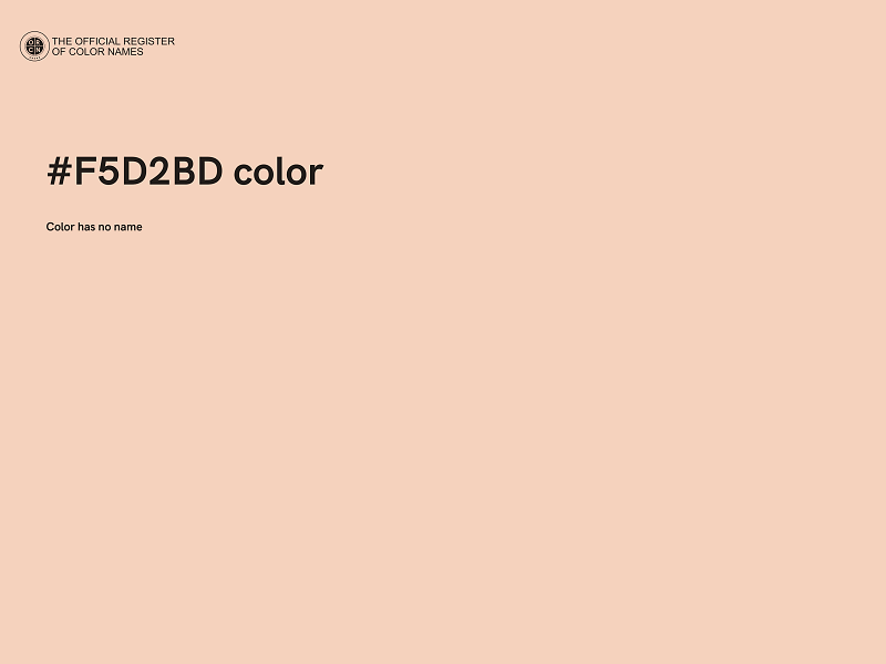 #F5D2BD color image