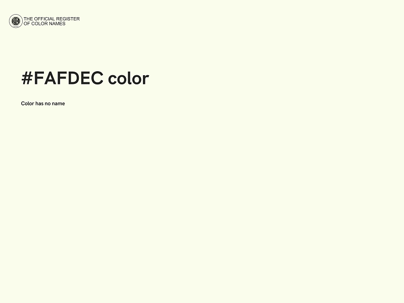 #FAFDEC color image