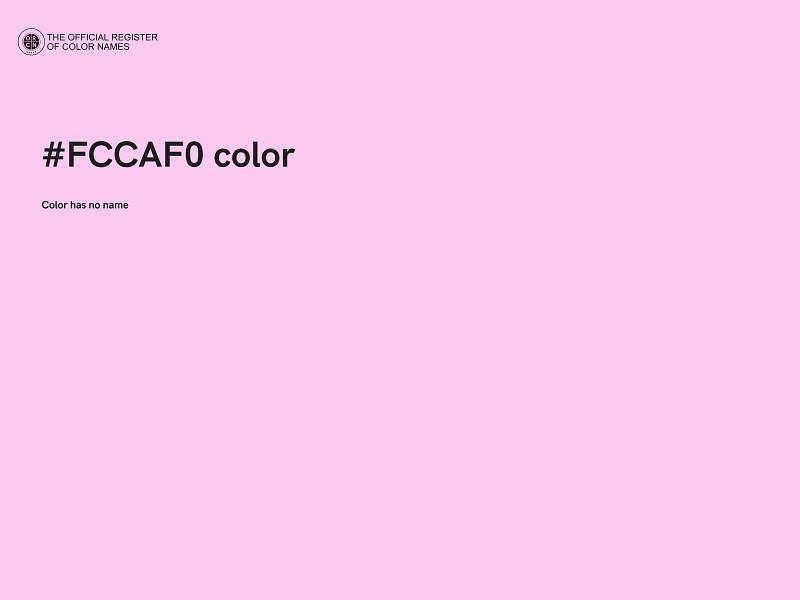 #FCCAF0 color image