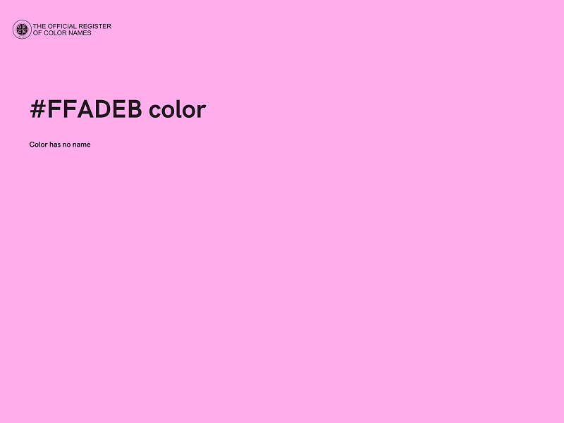 #FFADEB color image